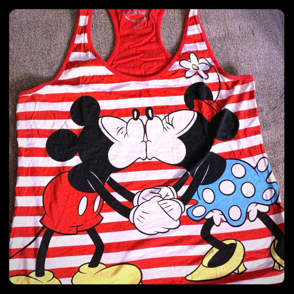Authentic Disney Top Minnie and Mickey Tank top